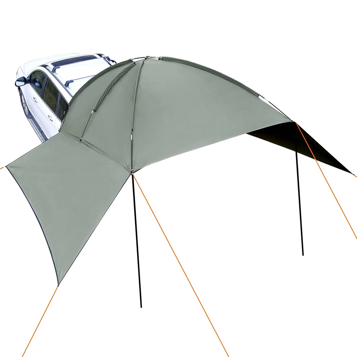 VEVOR Sonnensegel Wohnwagen 3x2,1m Sonnenvordach Wohnmobil UV50+ UV-Schutz Markise 190-T-Polyestergewebe Vorzelt PU2000mm Wasserdicht inkl. tragbarer Tasche Ideal für Camping Familientreffen Ausflüge