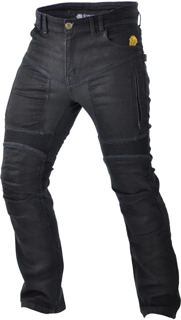 Trilobite Parado Doublelayer Motorrad Jeans, schwarz, 38/32
