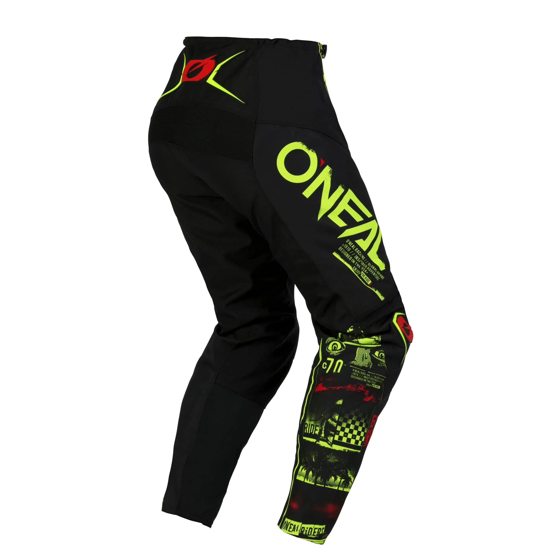 O'NEAL | Motocross-Hose | MTB Enduro MX | Bequeme lockere Passform für maximale Bewegungsfreiheit, Bündchenlose Hosenbeine | Element Pants Attack | Erwachsene