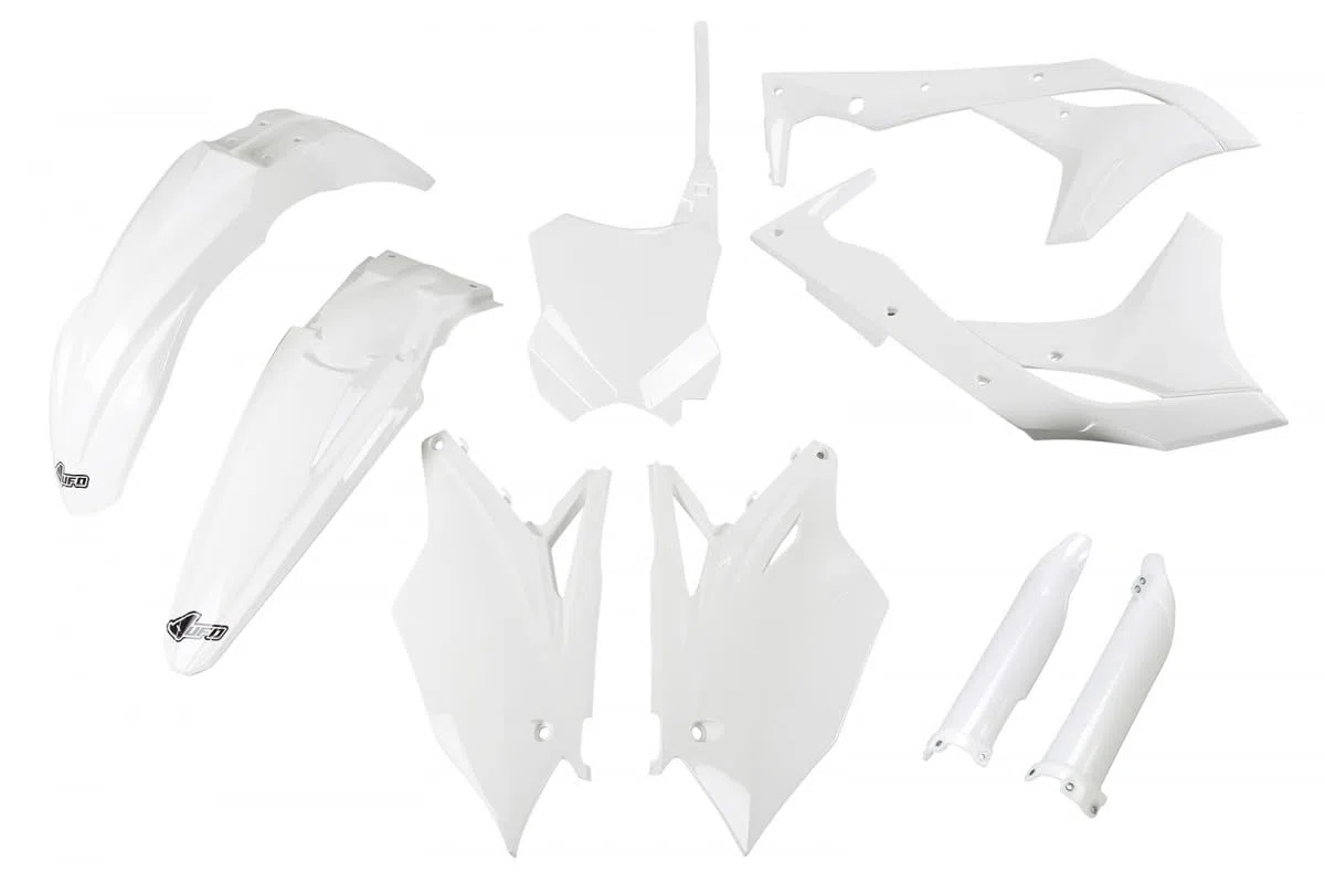 UFO PLAST full KIT WEISS Kawasaki KXF 250 2017-2017, Weiß