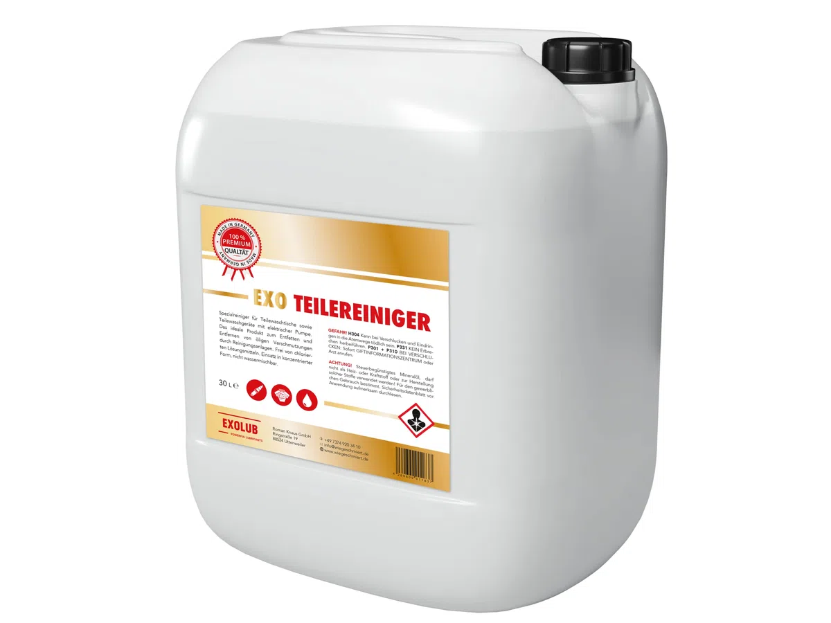 30 Liter Teilereiniger für Waschtische | Reiniger für Teilewaschgeräte | geeignet für elektrische Pumpen | Entfetter | Maschinenreiniger