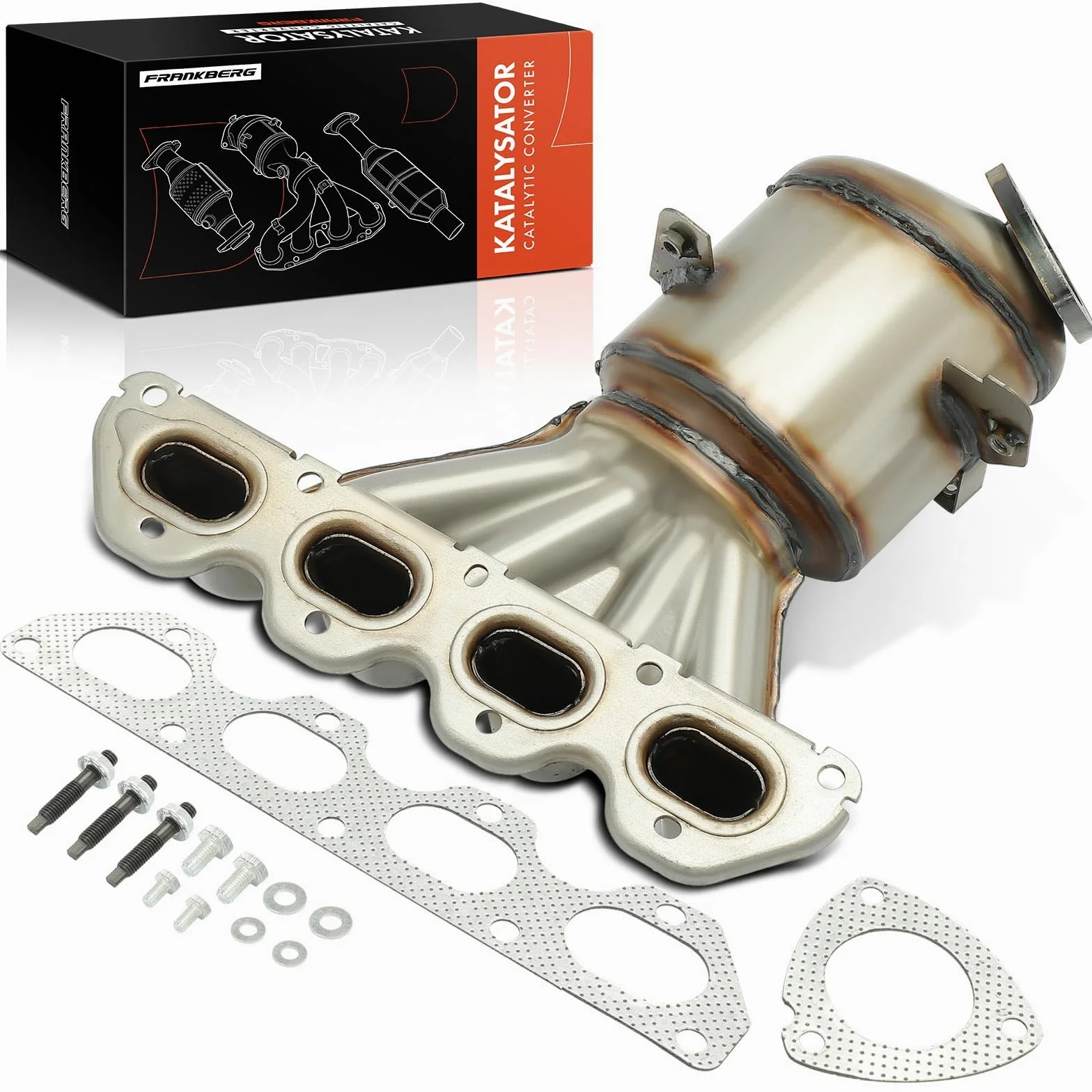 Frankberg Katalysator Rußpartikelfilter Benzin Kompatibel mit Astra H L48 1.6 1.8 Astra H Caravan L35 1.6 (LPG) Signum Z03 1.8 Vectra C CC Z02 1.8 Zafira B Kasten/MPV A05 1.8 VAN Replace# 12992393