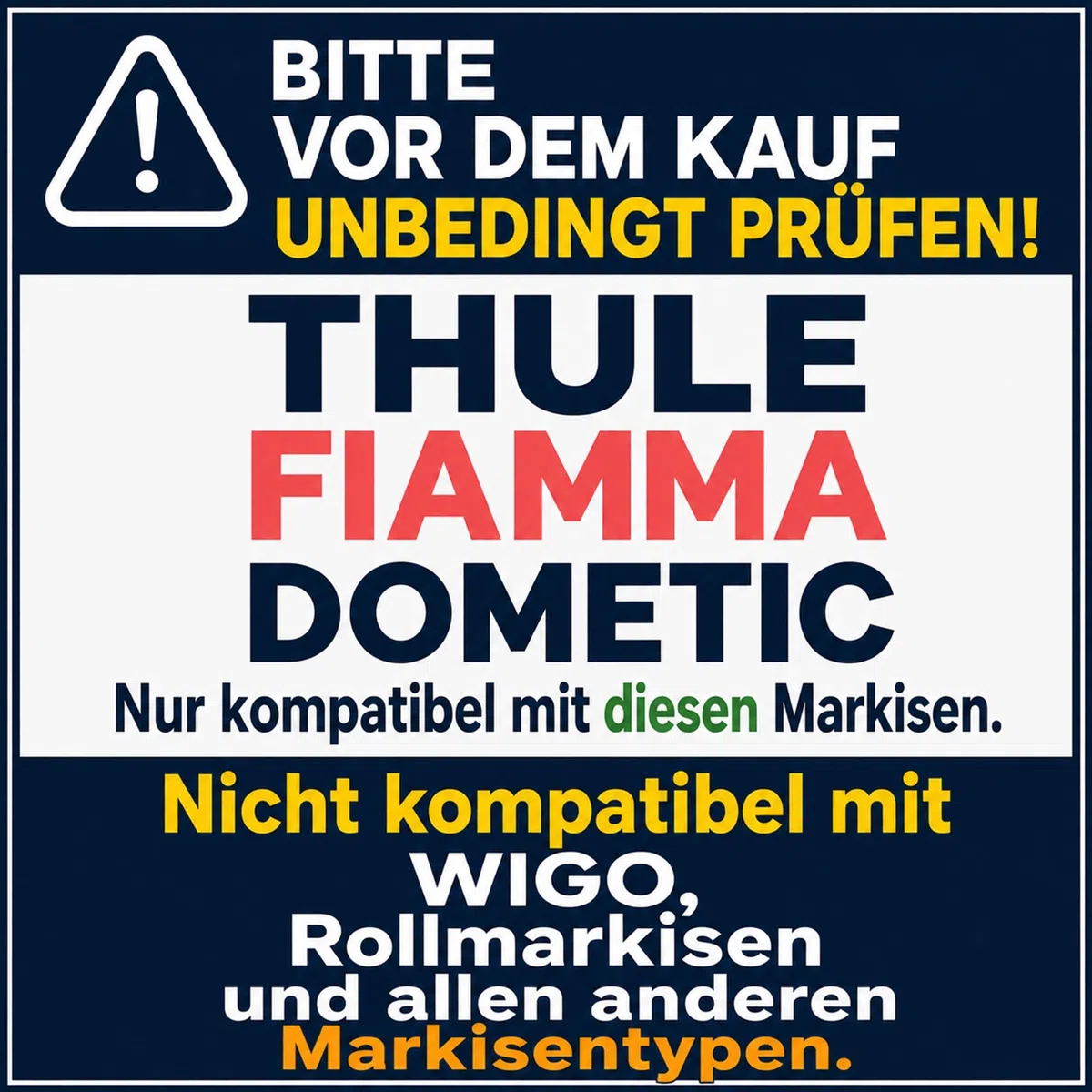 AIRIS Sun & Rain Blocker – Markisenvorderwand oder Seitenwände für Markisen – Premium Baumwollgewebe – Sicht- und Sonnenschutz für Camper & Wohnmobil – deutlich kühler als Polyester