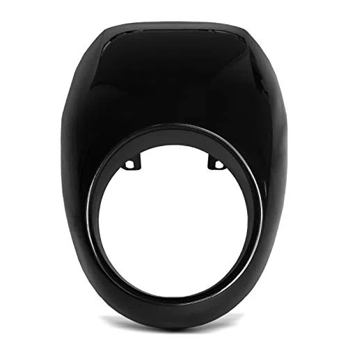 Scheinwerfer Frontmaske für Harley Davidson Dyna Super Glide 95-04 schwarz