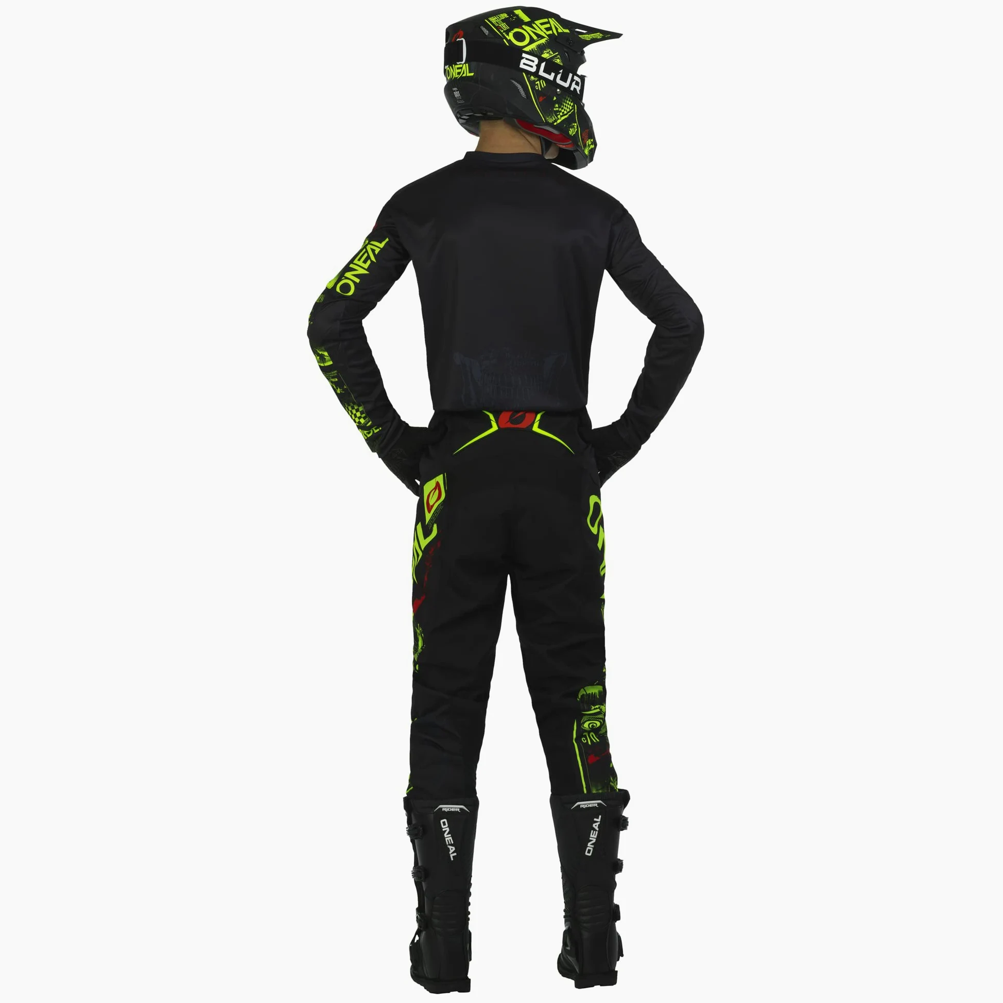 O'NEAL | Motocross-Hose | MTB Enduro MX | Bequeme lockere Passform für maximale Bewegungsfreiheit, Bündchenlose Hosenbeine | Element Pants Attack | Erwachsene