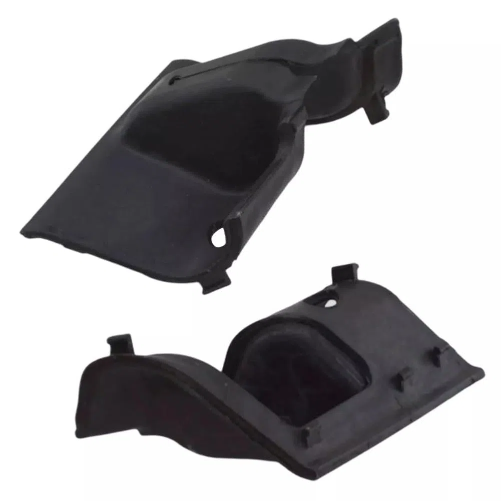 Vordere Motorhauben-Scharnier-Abdeckung, Paar L&R Kappen, schwarze Kunststoffschützer für Ford Transit MK7 2006–2013