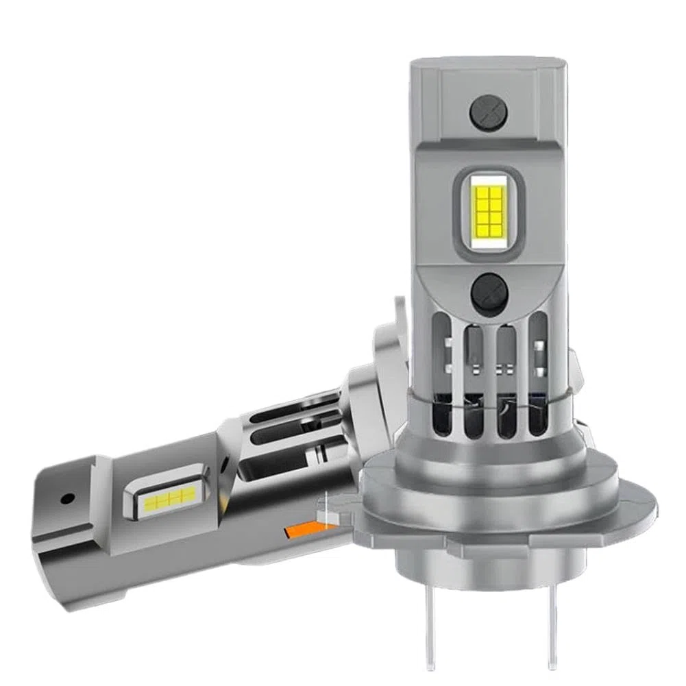 H7-LED-CANBUS-Scheinwerferlampen, Größe 1:1, kabellos, fehlerfrei, mit Lüfter, 6000 K, Weiß, kompatibel mit dem Auto(Emitting Color: With Fan)