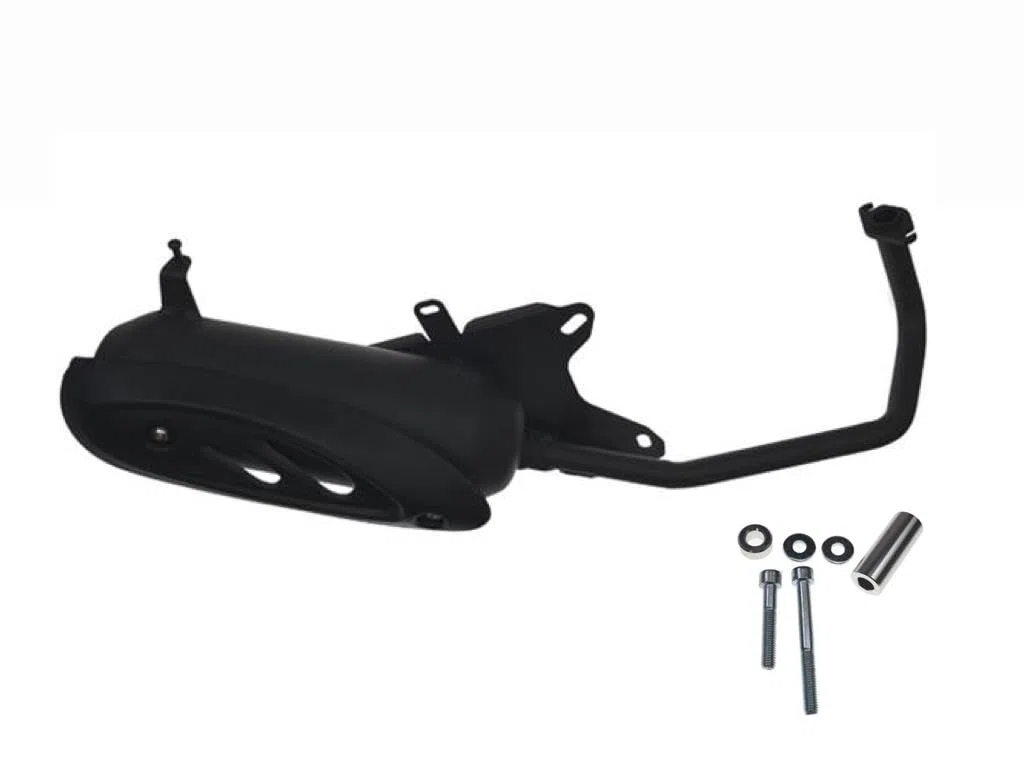 Auspuff passend für Sym Fiddle 2, Peugeot Django Kisbee, Kymco Agility Like 50 4T