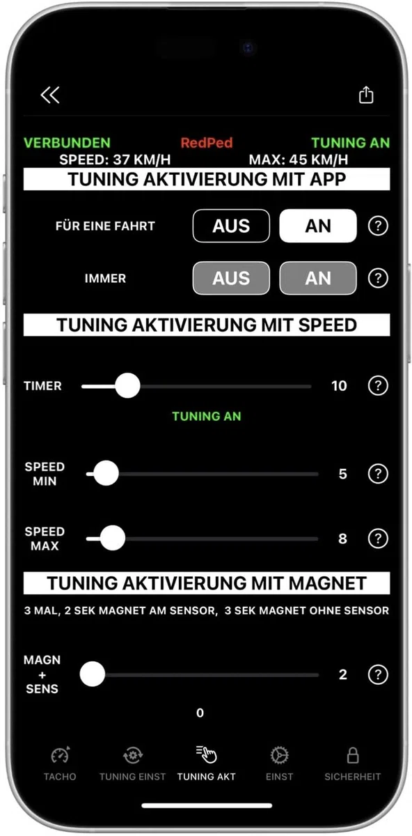 für Bosch Smart System BES3 Gen4 E-Bike Tuning Chip mit App (Nicht Felgen/Ventilmagnet) eBike