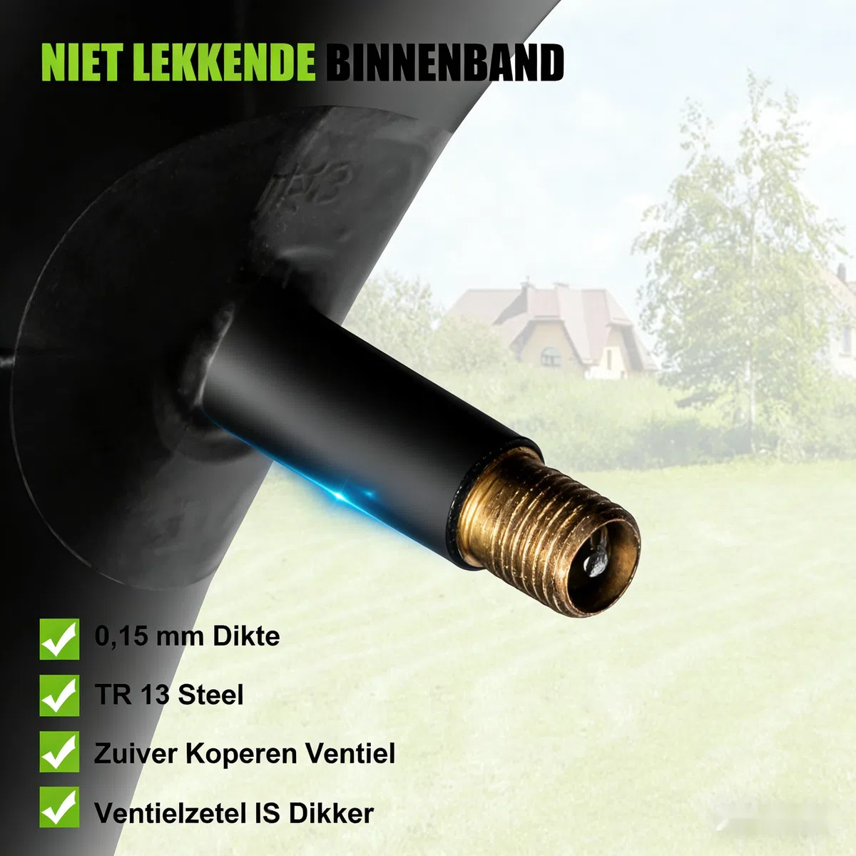 2-Pack 15x6.00-6 Reifen und Innenrohr Set TR-13 Gerade Ventil Stamm Naturkautschuk 4-Schicht mit Rohr 400 lbs Kapazität Ersatz Reiten Mäher Vorderrad Montage