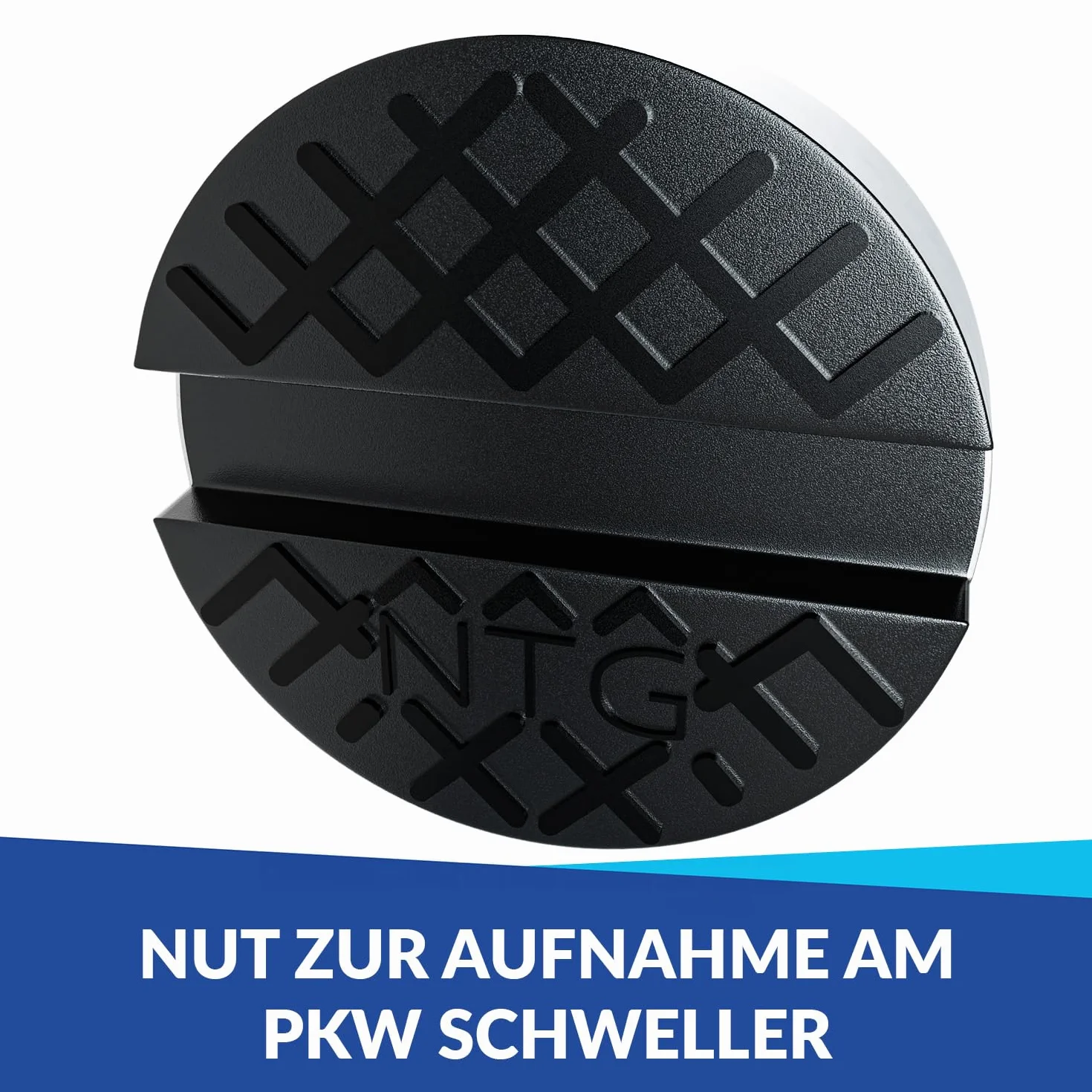 NTG HYDRAULISCHER WAGENHEBER 2T – TÜV-zertifizierter Flacher Rangierwagenheber für PKW & tiefergelegte Fahrzeuge – 85–375 mm Hubhöhe – Wagenheber Hydraulisch mit 2.000 kg Tragkraft und Gummiauflage