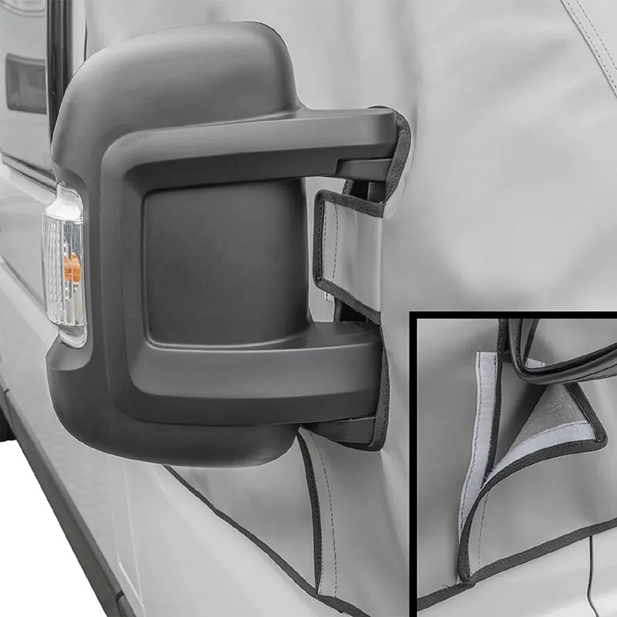 Preiswert&Gut Frontscheibenabdeckung kompatibel für FIAT Ducato X290 Weiß,Grau Wohnmobil UVSchutz (Grau) | Weiß,Grau verfügbar, UV-Schutz, Kompatibel mit X290