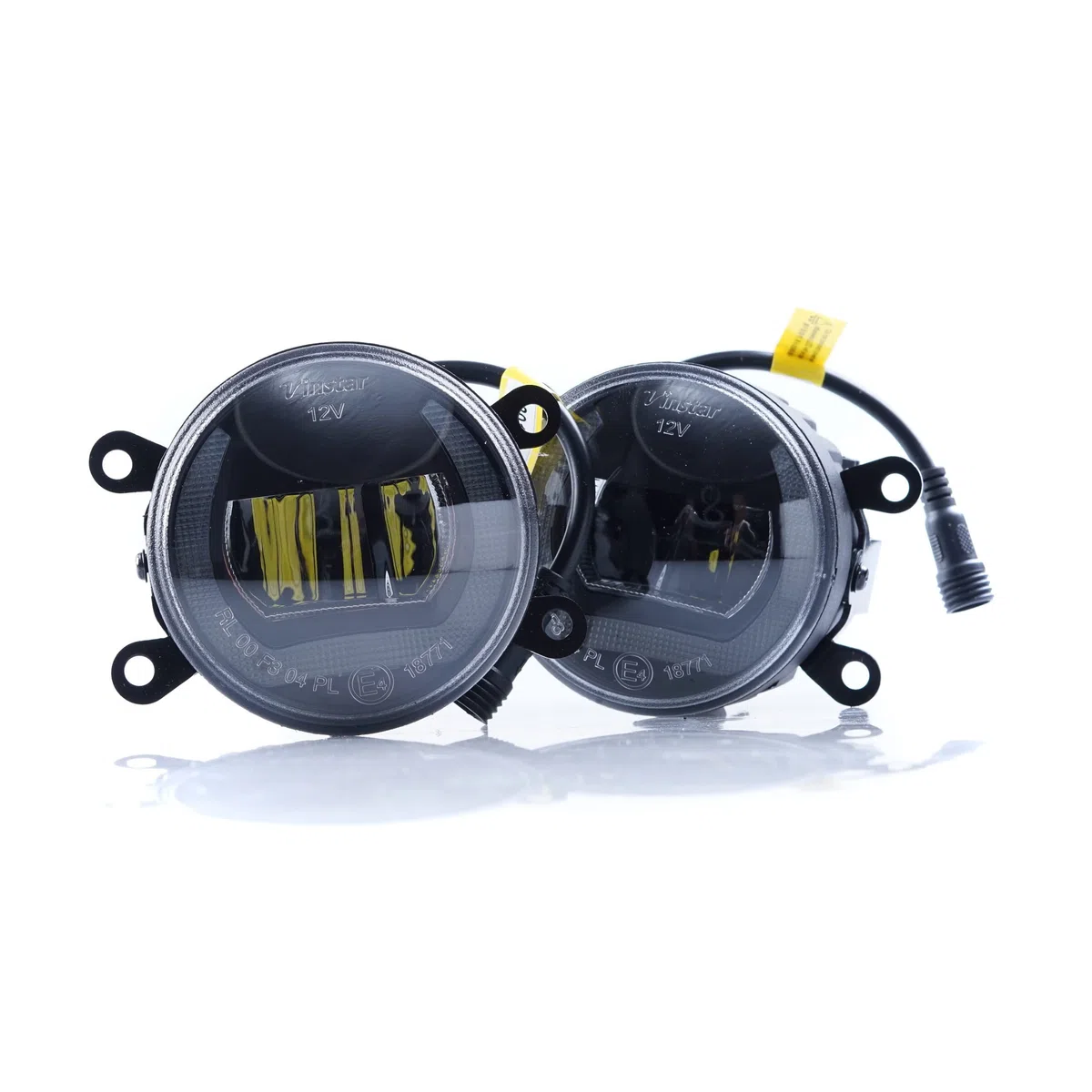 EinParts 2in1 LED Tagfahrscheinwerfer DRL + FOG, Dediziertes Lampen, Runde Nebellicht, R87 Homologation