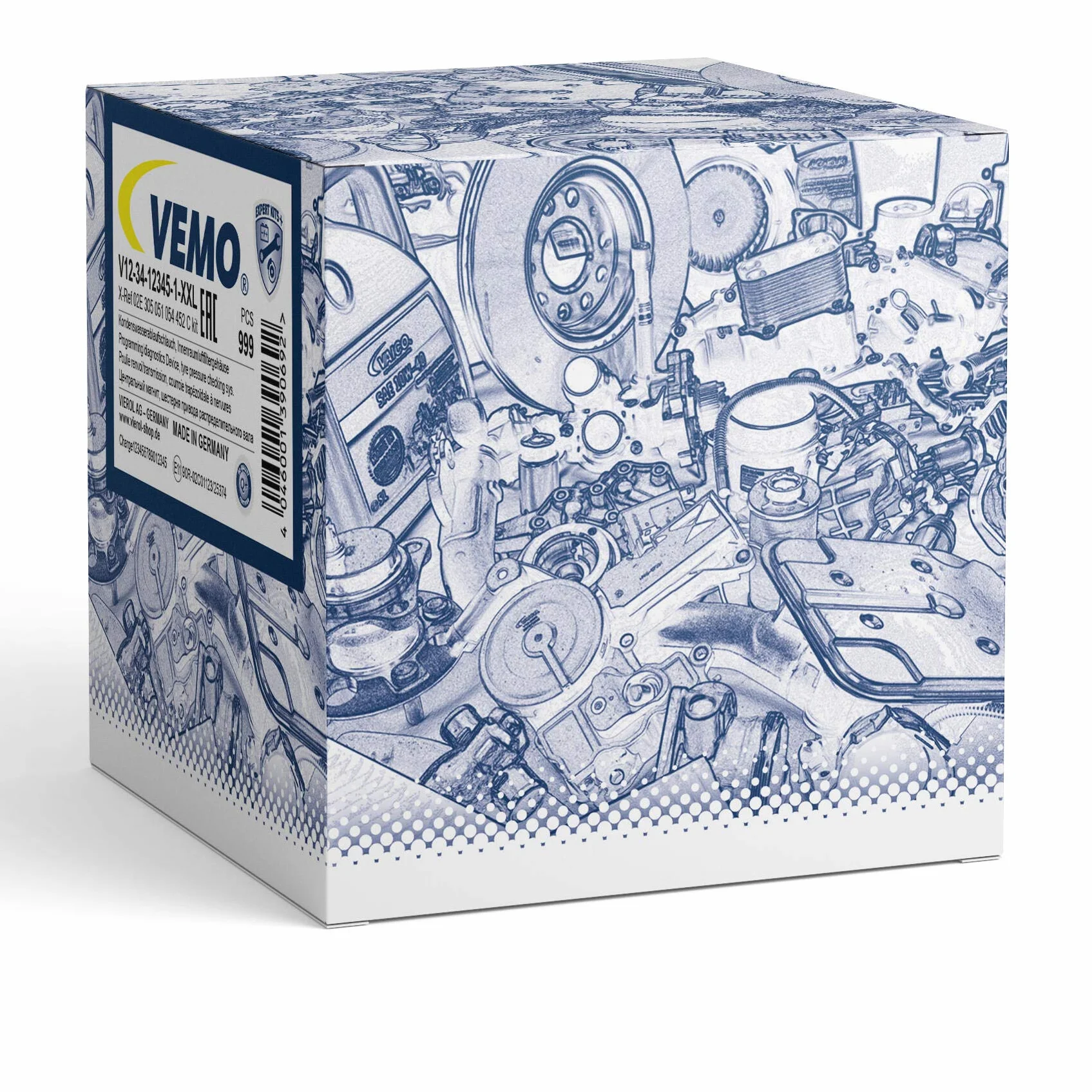 VAICO Lamellenkupplung Reparatursatz hinterachse - V10-6827