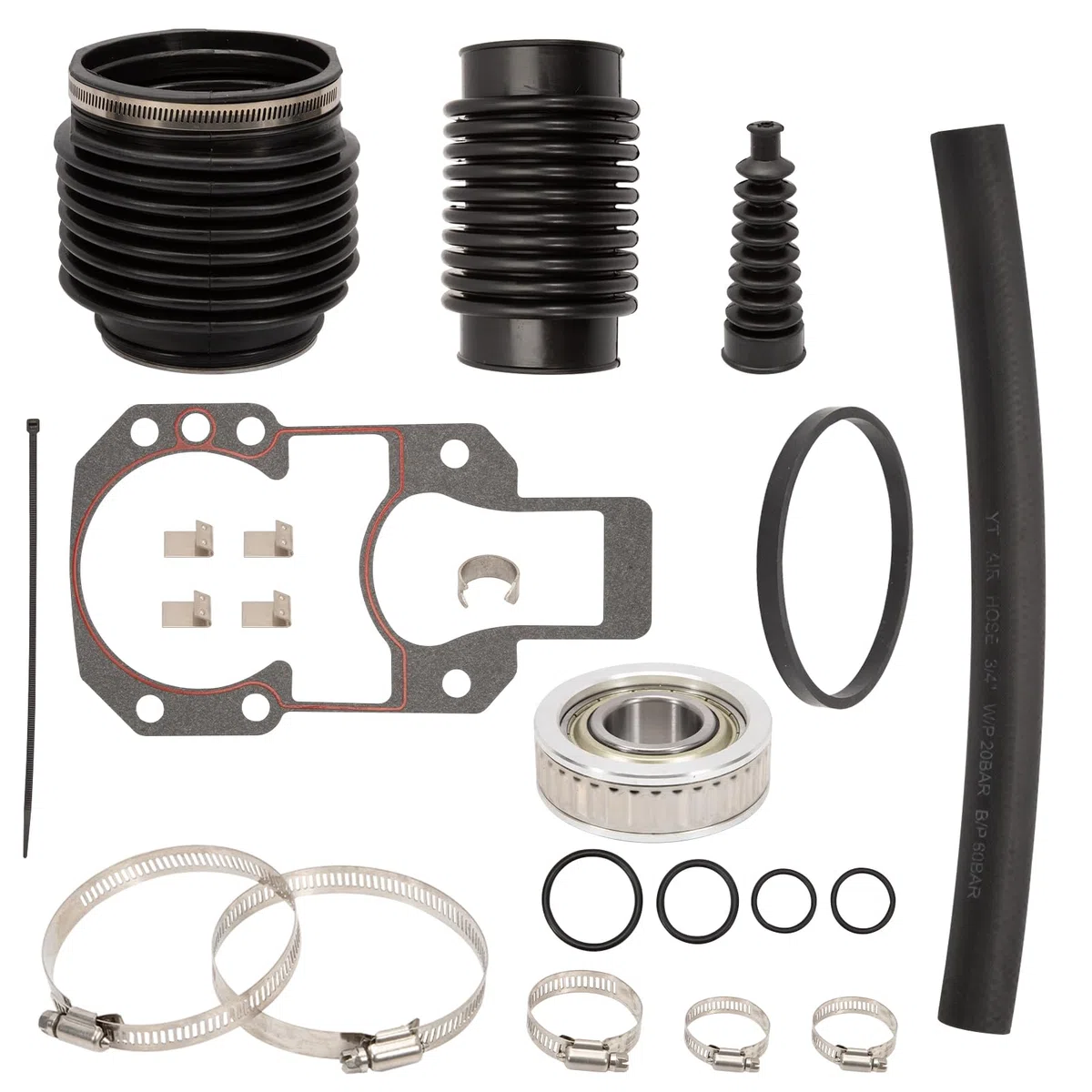 30-803099T1 Faltenbalgsatz für Mer-Cruiser Alpha 1 Gen 2 mit Kardanlager Bellows Transom Kit für Mer-Cruiser Mer-cury Mercruiser Alpha 1 Gen 2 Heckantriebsmotoren