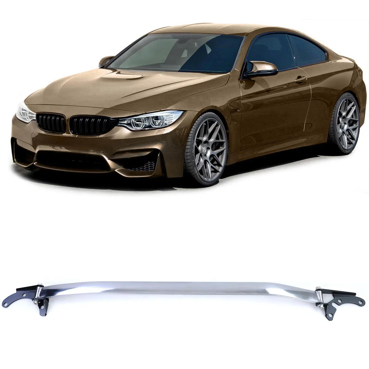 Aluminium Domstrebe Perfomance 3tlg passend für 4er BMW F32 F33 F36 13-18