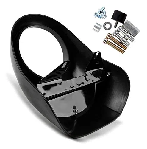 Scheinwerfer Frontmaske für Harley Davidson Dyna Super Glide 95-04 schwarz
