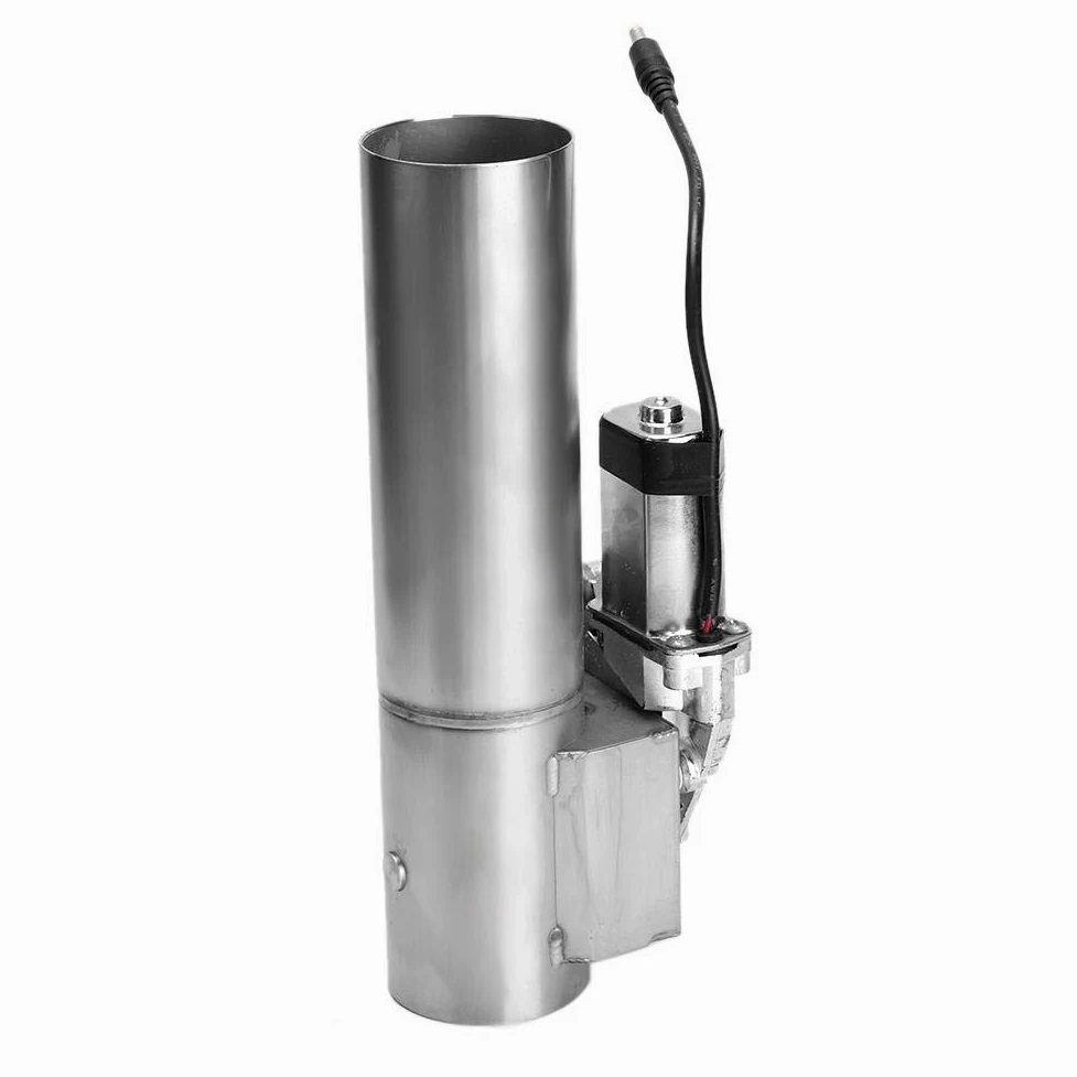 klappenauspuff,electric exhaust valve,Elektrisches Auspuffventil, Elektrisches Auslassventil 2,5 Zoll Edelstahl Elektrisch Abgasabgussrohr Ausschnitt e ausschneiden Ventil mit Fernbedienung