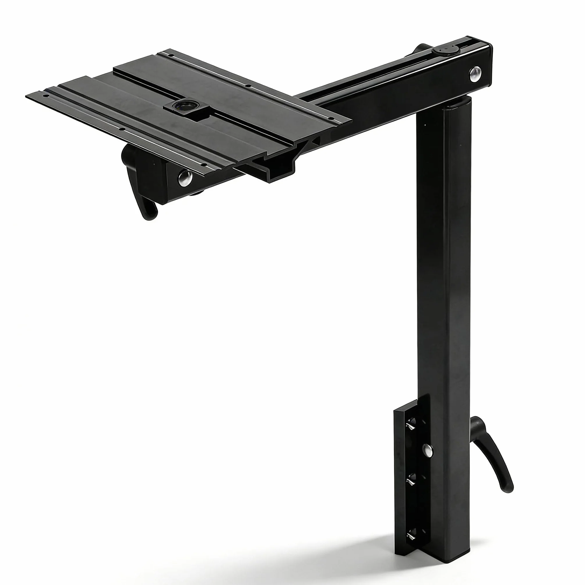 Abnehmbarer Rechteckiger Marine/RV Tisch, Abnehmbares Drehbares Tischbein 360 ° Drehbar, Abnehmbares Tischbeinsystem für Wohnmobile, Wohnmobile, Boote, Pontons, Yachten,