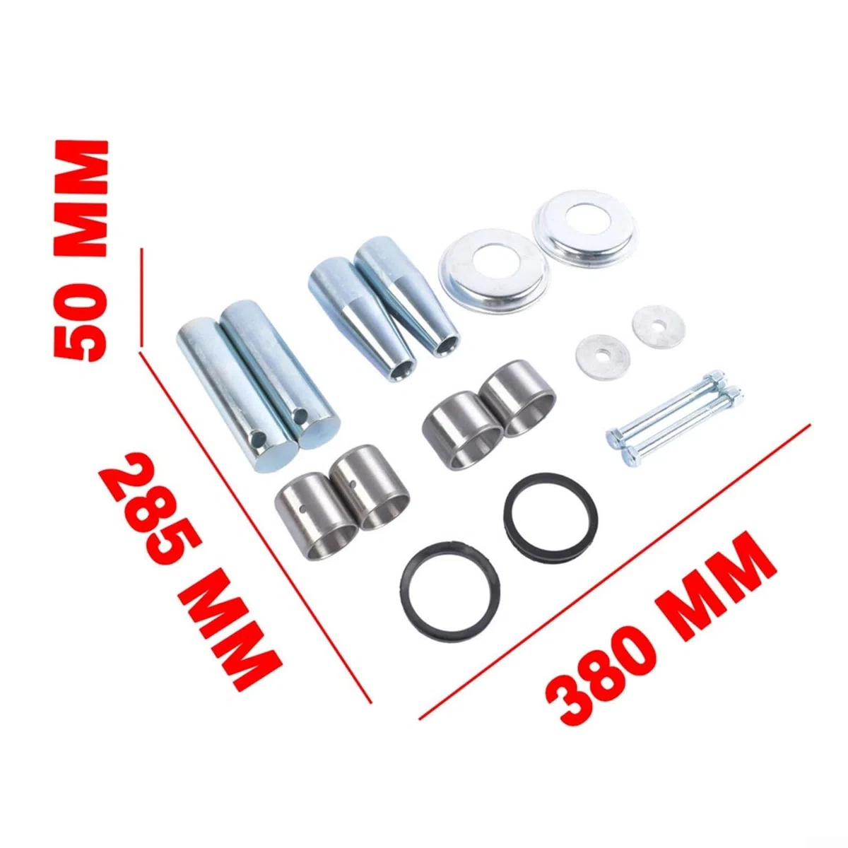 Pivot Pin & Bushing Kit for Bobcat 773 S150 S160 S175 S185 S205 T180 T190, Steel Repair Set with Seals