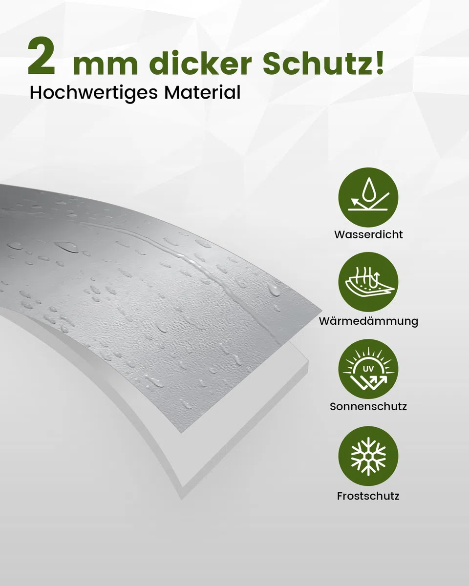 Frontscheibenabdeckung Thermomatte Wohnmobil Zubehör，Umfassender Schutz vor Sonnen, Kalt und Staub, Graue Scheibenabdeckung Geeignet für FIAT Ducato X290 ab 2014