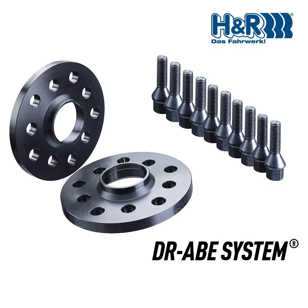H&R Spurverbreiterungen Spurplatten 2x8mm 5x112 - XB55668-08 kompatibel mit AUDI A5