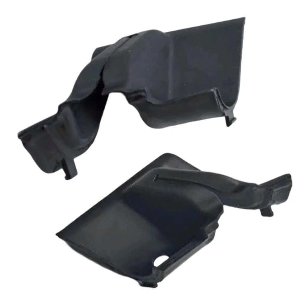 Vordere Motorhauben-Scharnier-Abdeckung, Paar L&R Kappen, schwarze Kunststoffschützer für Ford Transit MK7 2006–2013