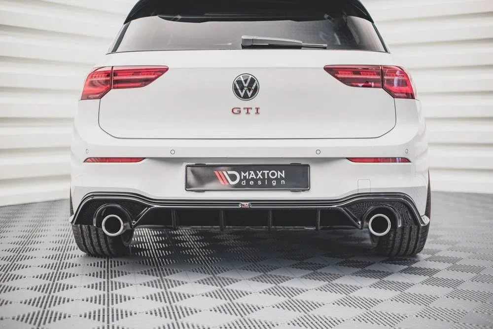 Maxton Design Heckdiffusor V.2 für VW Golf 8 GTI/GTD/GTE/R-Line 2020-2026 Hochglanz schwarz
