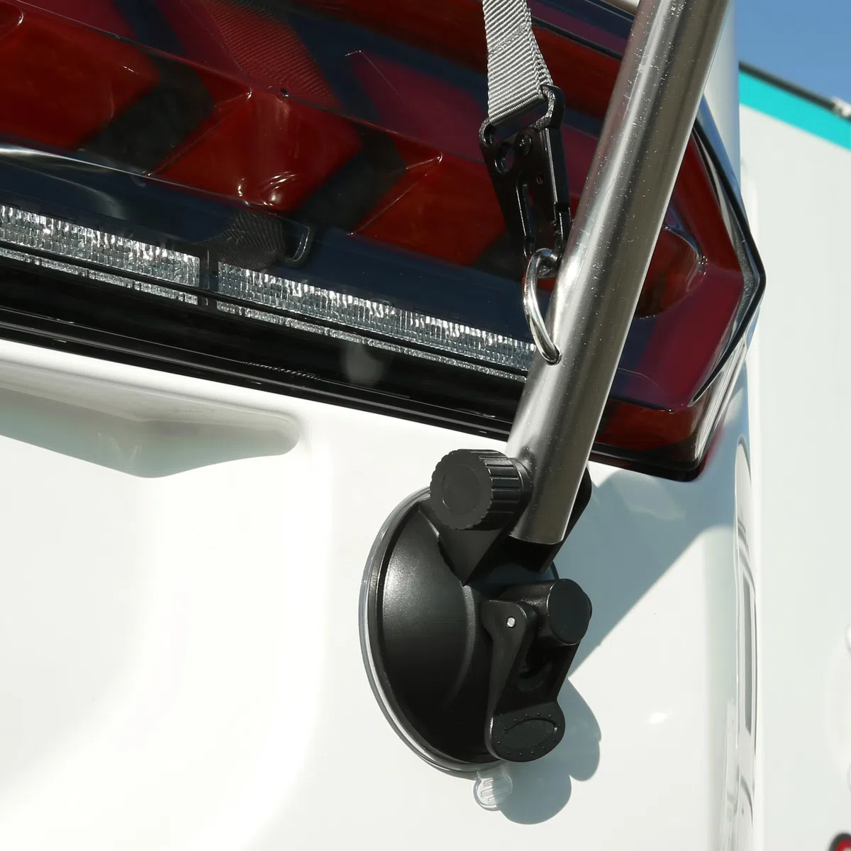 your GEAR Padua - Fenstermarkise für Wohnwagen | Größen: 140/160/180/200 x 70 cm | 7 mm Keder | UV 80+ Sonnenschutz, Camping-Markise (Grau, 200 X 70 cm)