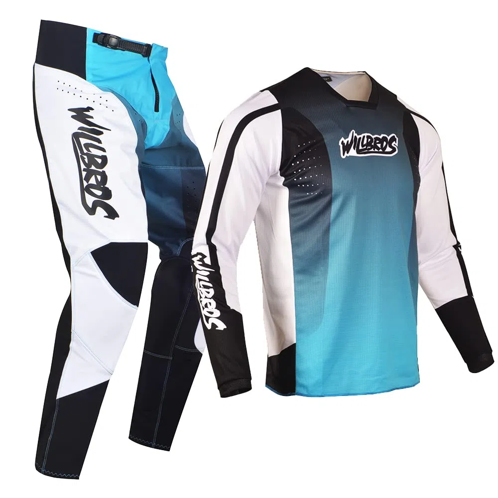 Motocross Jersey Hose Combo Herren MX Getriebe Set Dirt Bike Offroad Reiten Rennbekleidung Erwachsener Rennsport