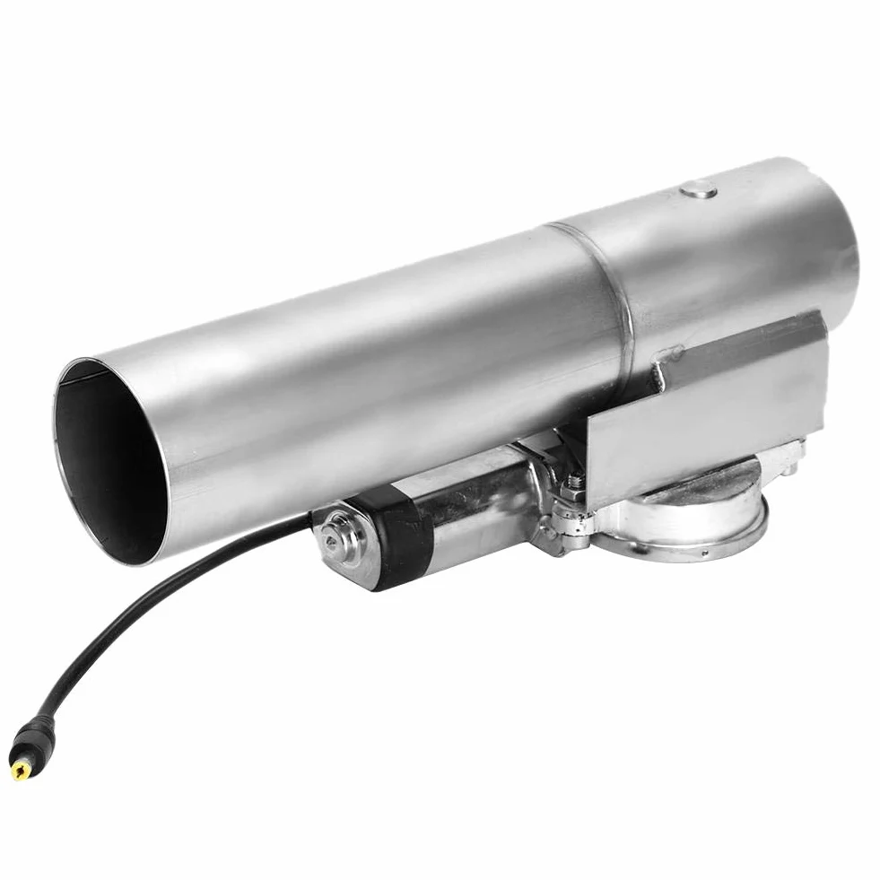 klappenauspuff,electric exhaust valve,Elektrisches Auspuffventil, Elektrisches Auslassventil 2,5 Zoll Edelstahl Elektrisch Abgasabgussrohr Ausschnitt e ausschneiden Ventil mit Fernbedienung