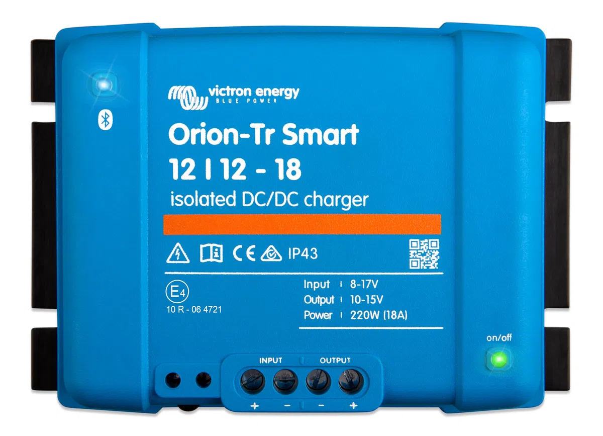 Victron Energy Orion-Tr Smart DC-DC Ladebooster (Bluetooth) - 12/12V, 18 Amp, 220-Watt - Batterie Ladegerät für Doppelbatteriesysteme - Isoliert