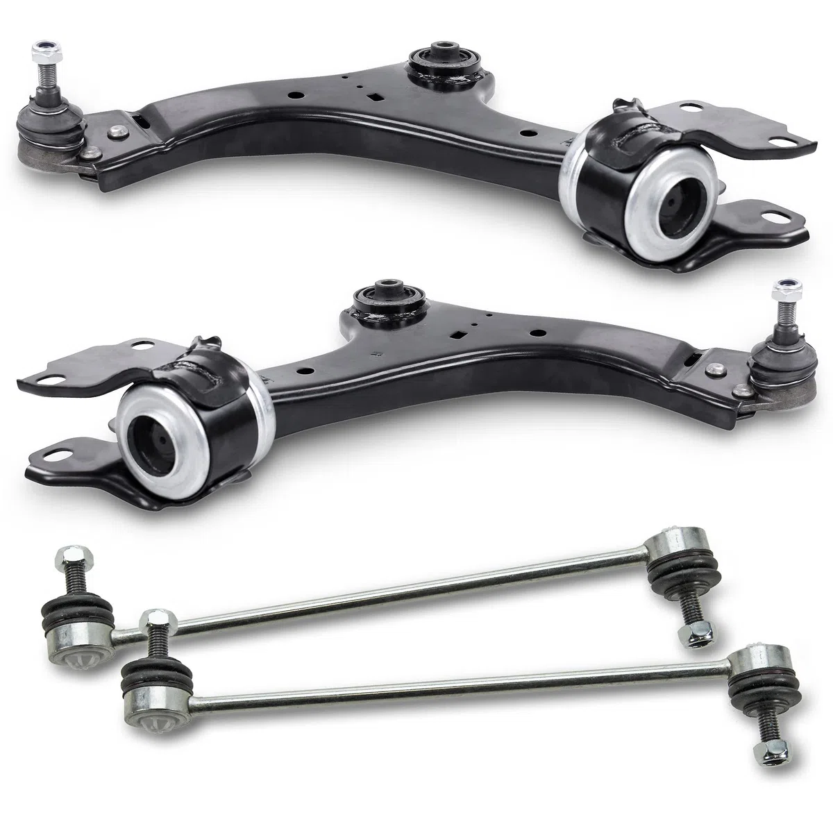 ATEC Germany 2x Querlenker Vorderachse vorne unten links & rechts, 2x Koppelstange vorne