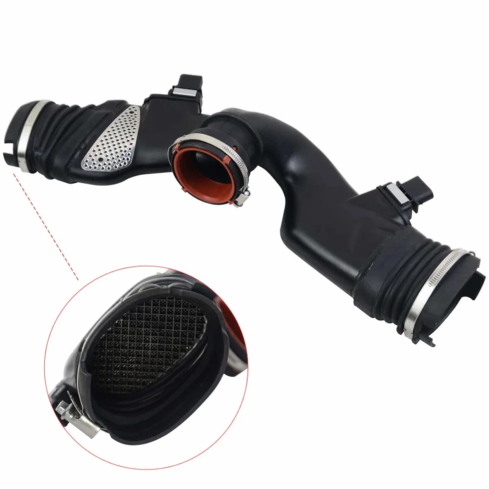 Lufteinlassschlauch 4pin kompatibel mit OM642 W211 W212 S211 S212 W203 W204 | kompatibel mit Mercedes C E G GL GLK M S R Klasse mit Massensensensor 6420903497, 6420906097, 6420906397, 6420907397