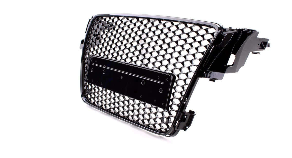 Sport Kühlergrill Grill Schwarz glänzend für Audi A5 8T 07-11