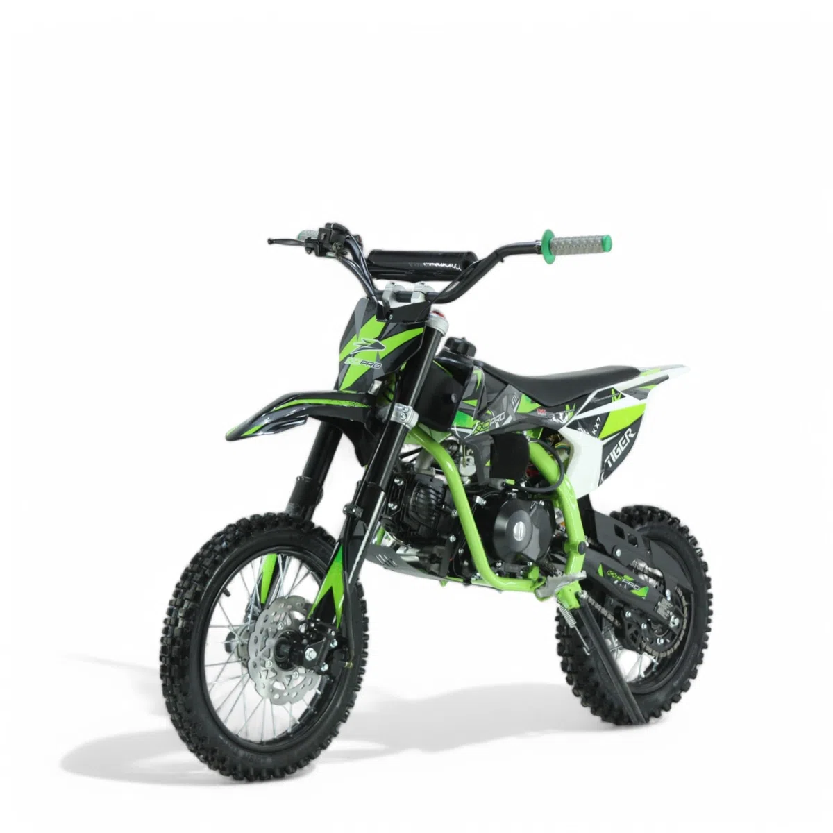 KXD KX7 707C Automatik 110CC 14-12 Dirt Bike Dirtbike CrossBike pocket Pitbike bike Rennbike Minibike Bike Pocket Ladegerät Grün