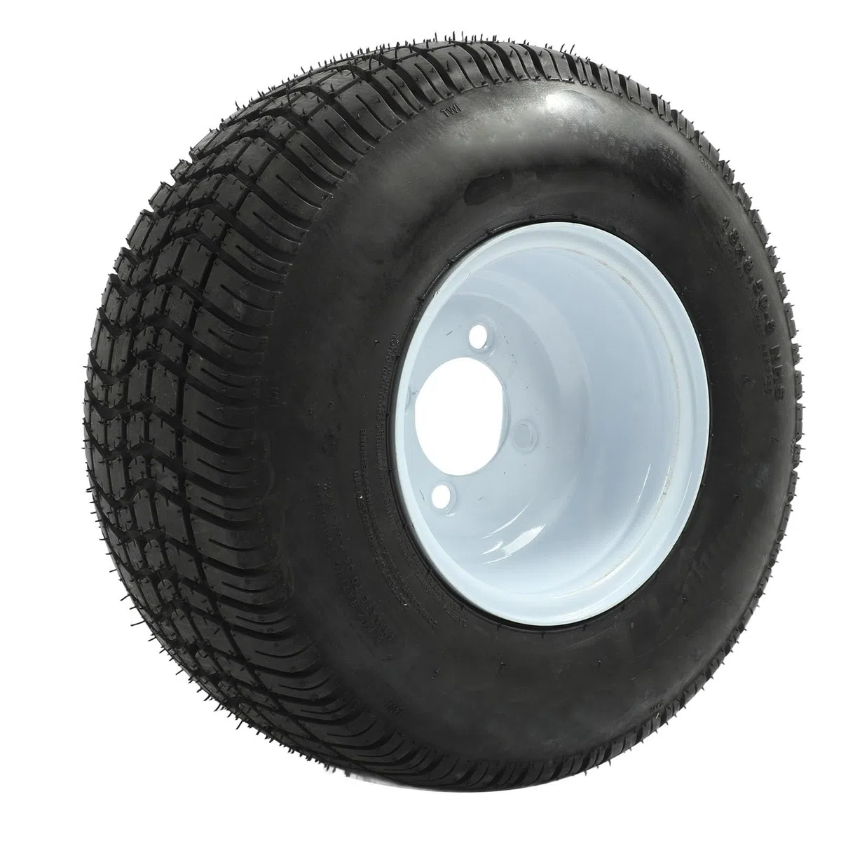 Bnineteenteam Cart-Reifen- und Rad-Kombination, 18 X 8,50-8 Cart-Reifen, Gummi, Besseres Handling, Cart-Reifen- und Rad-Baugruppe, Ersatz für E Z GO Carts