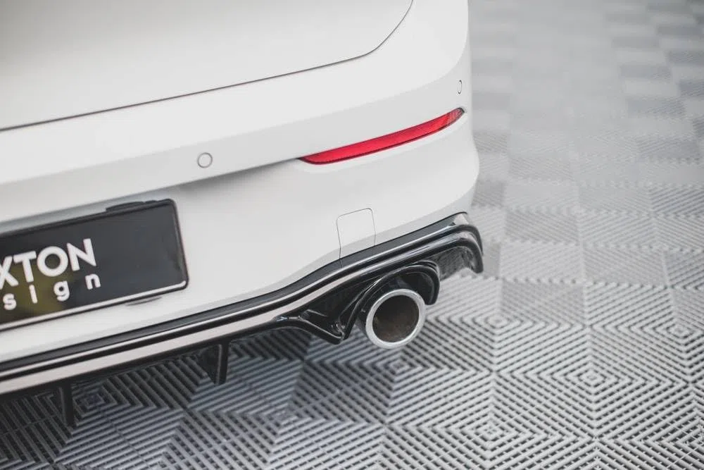 Maxton Design Heckdiffusor V.2 für VW Golf 8 GTI/GTD/GTE/R-Line 2020-2026 Hochglanz schwarz