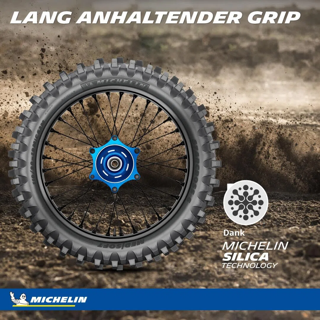 MICHELIN STARCROSS 6 MEDIUM SOFT 120/80-19 63M Rückseite Reifen