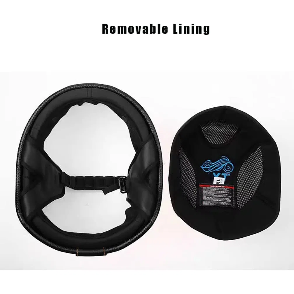 Halbhelme Motorradhelm, Pu-Leder Half Helm Mit Schutzbrille, DOT/ECE-Zulassung Retro Halbschalenhelm, Mit Visier Schnellverschluss，Motorradhelm Halbschalenhelm Mit ECE