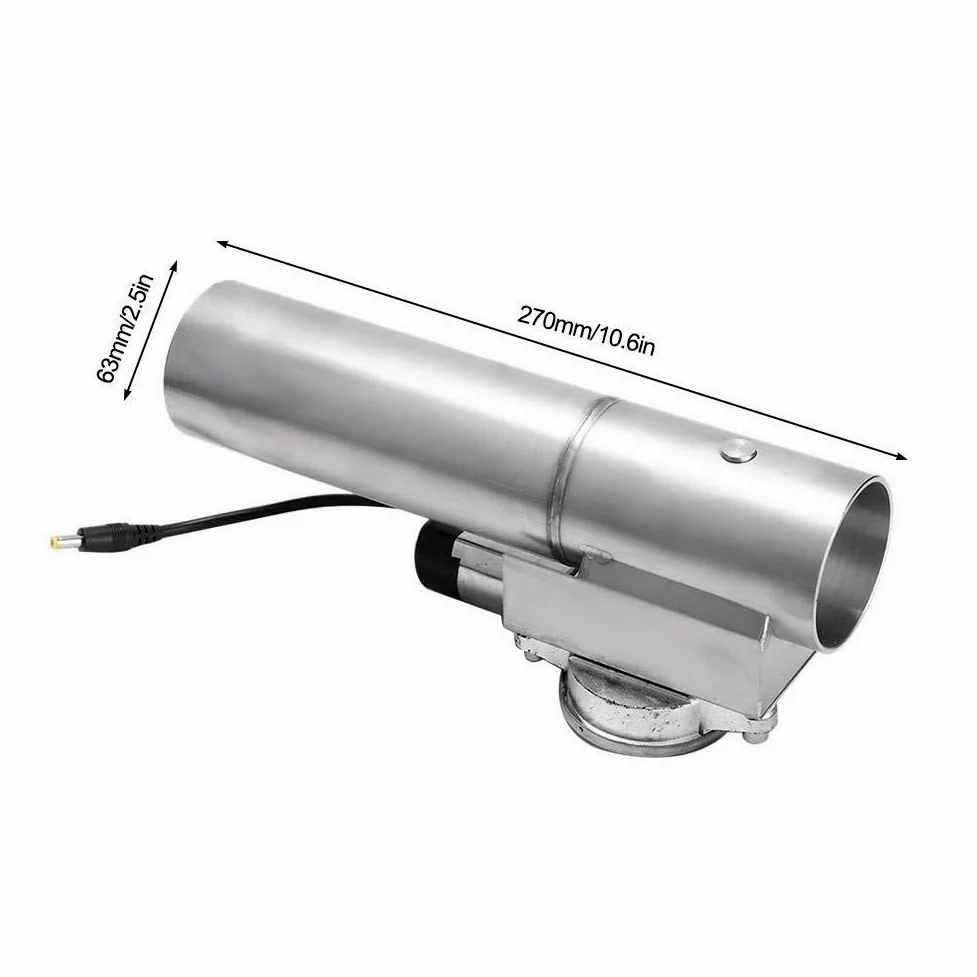 klappenauspuff,electric exhaust valve,Elektrisches Auspuffventil, Elektrisches Auslassventil 2,5 Zoll Edelstahl Elektrisch Abgasabgussrohr Ausschnitt e ausschneiden Ventil mit Fernbedienung