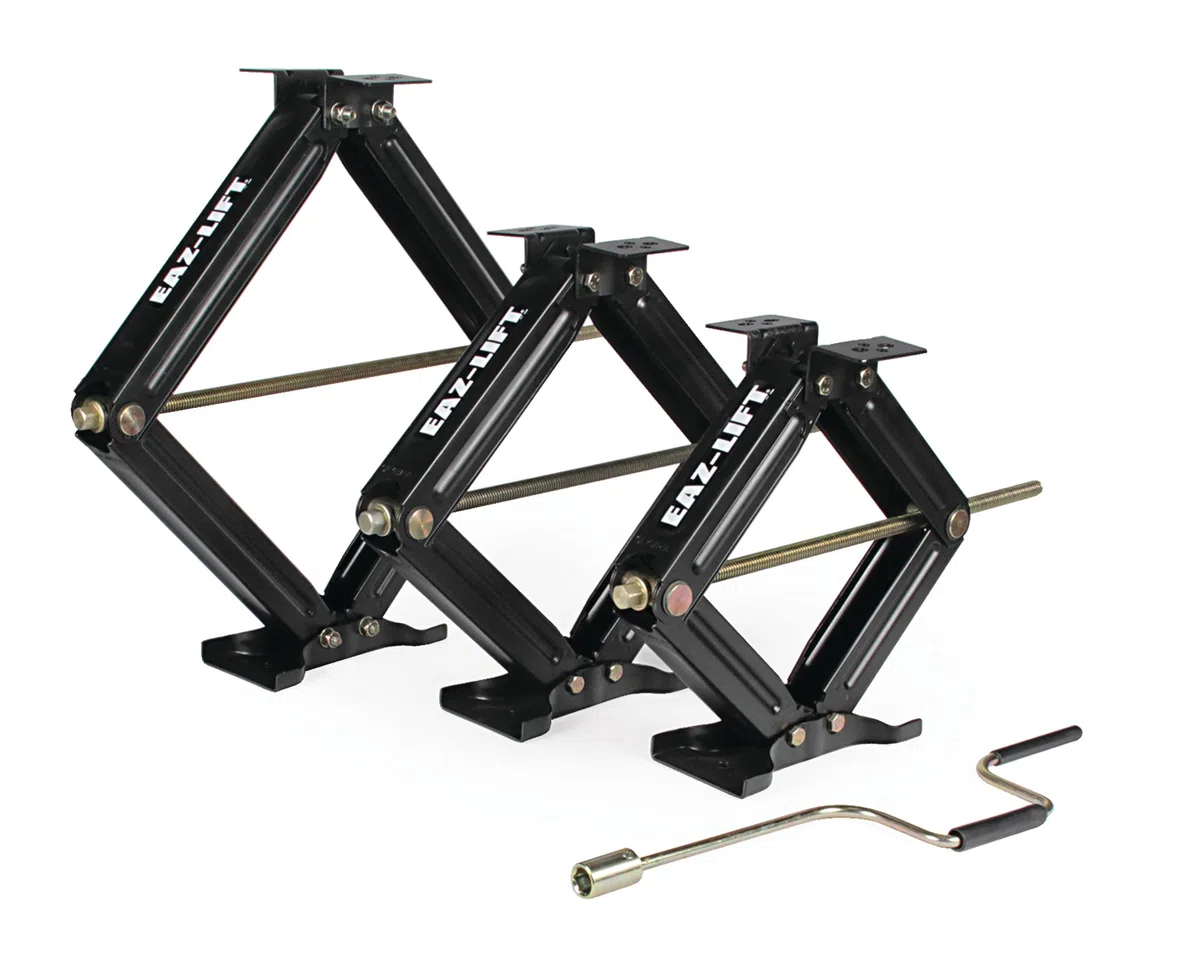 Camco Eaz-Lift 48810 Scherenwagenheber, 61 cm, passend für Pop-Up-Camper und Reiseanhänger, 1 Stück (2,3 kg Bewertung)