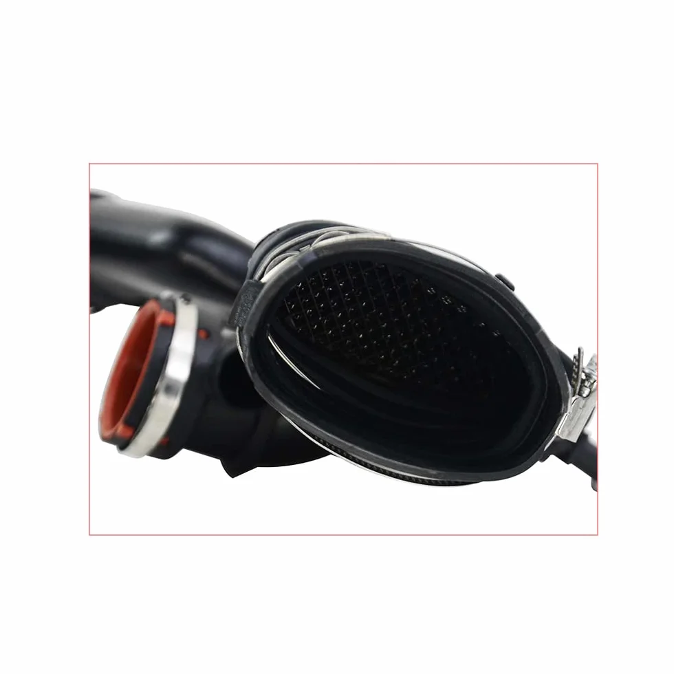 Lufteinlassschlauch 4pin kompatibel mit OM642 W211 W212 S211 S212 W203 W204 | kompatibel mit Mercedes C E G GL GLK M S R Klasse mit Massensensensor 6420903497, 6420906097, 6420906397, 6420907397