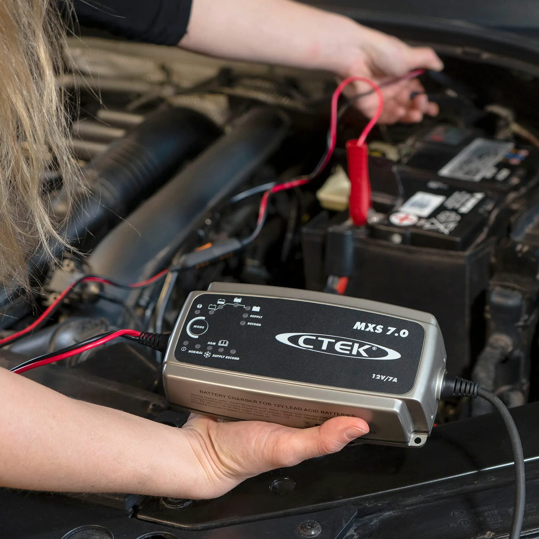 CTEK MXS 7.0, Batterieladegerät 12V Für Größere Fahrzeugbatterien, Batterieladegerät Boot, LKW, Wohnwagen, Wohnmobil Ladegerät, Versorgungsfunktion, Rekonditionierungsmodus Und Winterprogramm