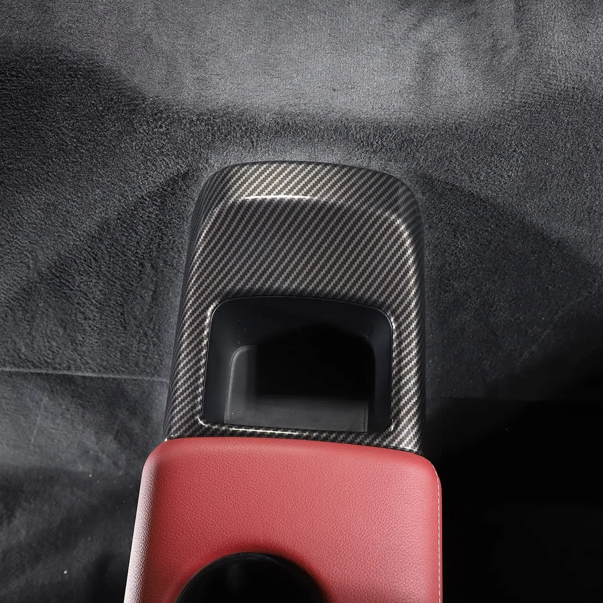 PIUGILH Auto Abdeckung für das hintere Ablagefach Passend für Toyota Supra GR A90 A91 MK5 2019-2026,ABS Aufbewahrungsbox Abdeckung für Supra Innenraum Zubehör