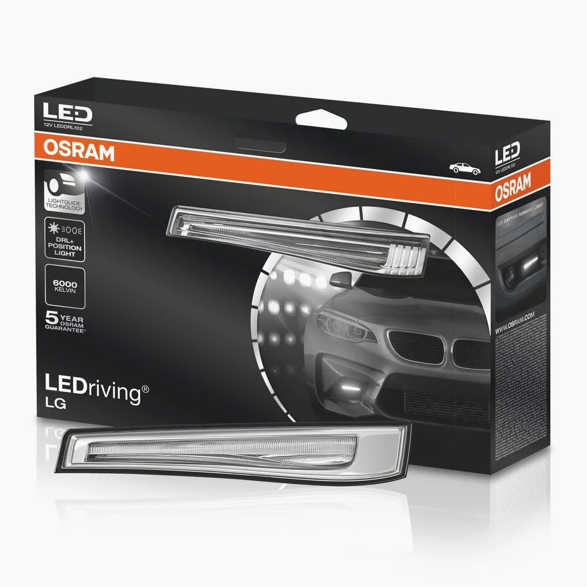 Osram LEDDRL102 LEDriving LG LED-Tagfahrlicht, Faltschachtel (1 Paar)