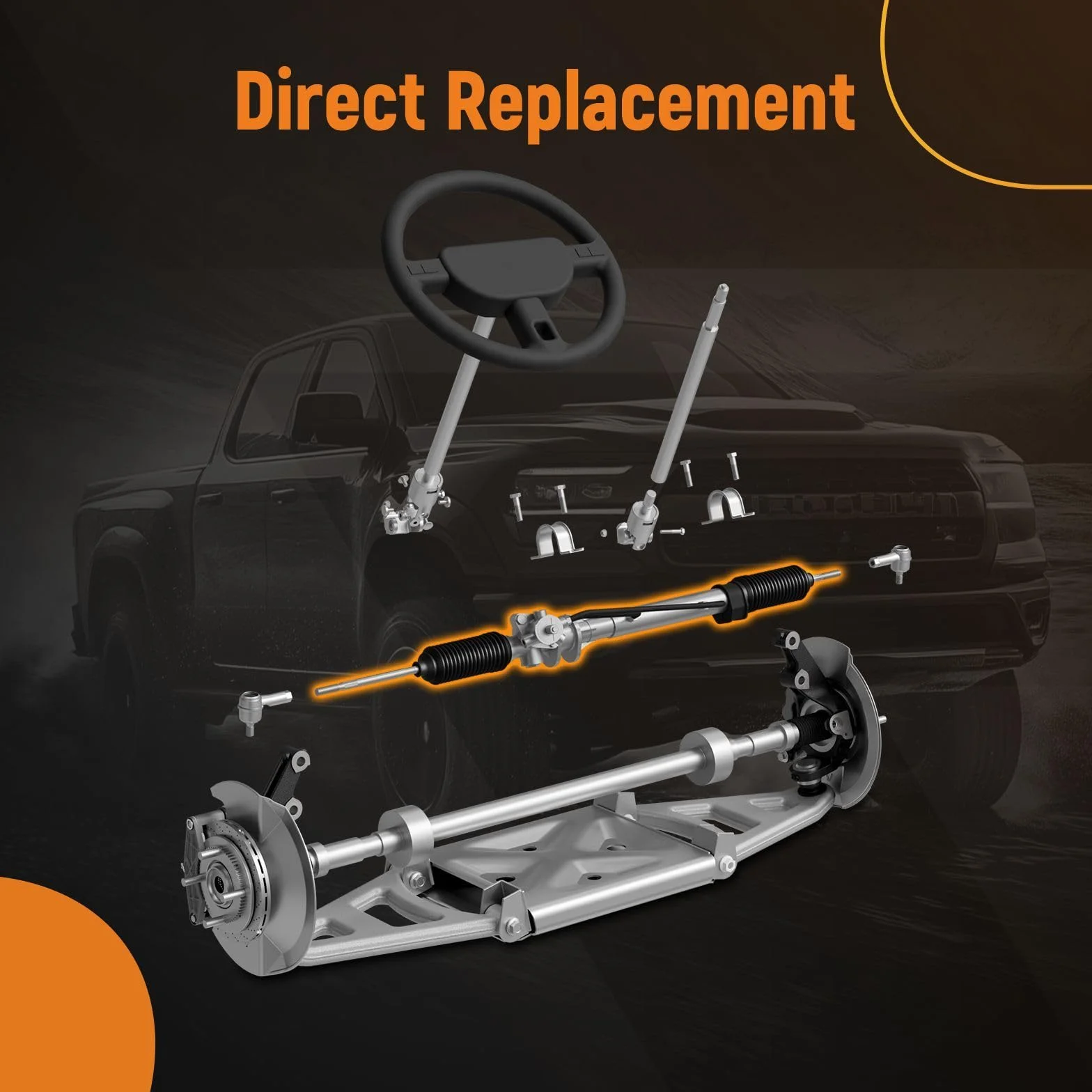 maXpeedingrods Lenkgetriebe Servolenkung für KIA Picanto TA 1.0 1.2 2011-2017 565001Y500 565001Y501