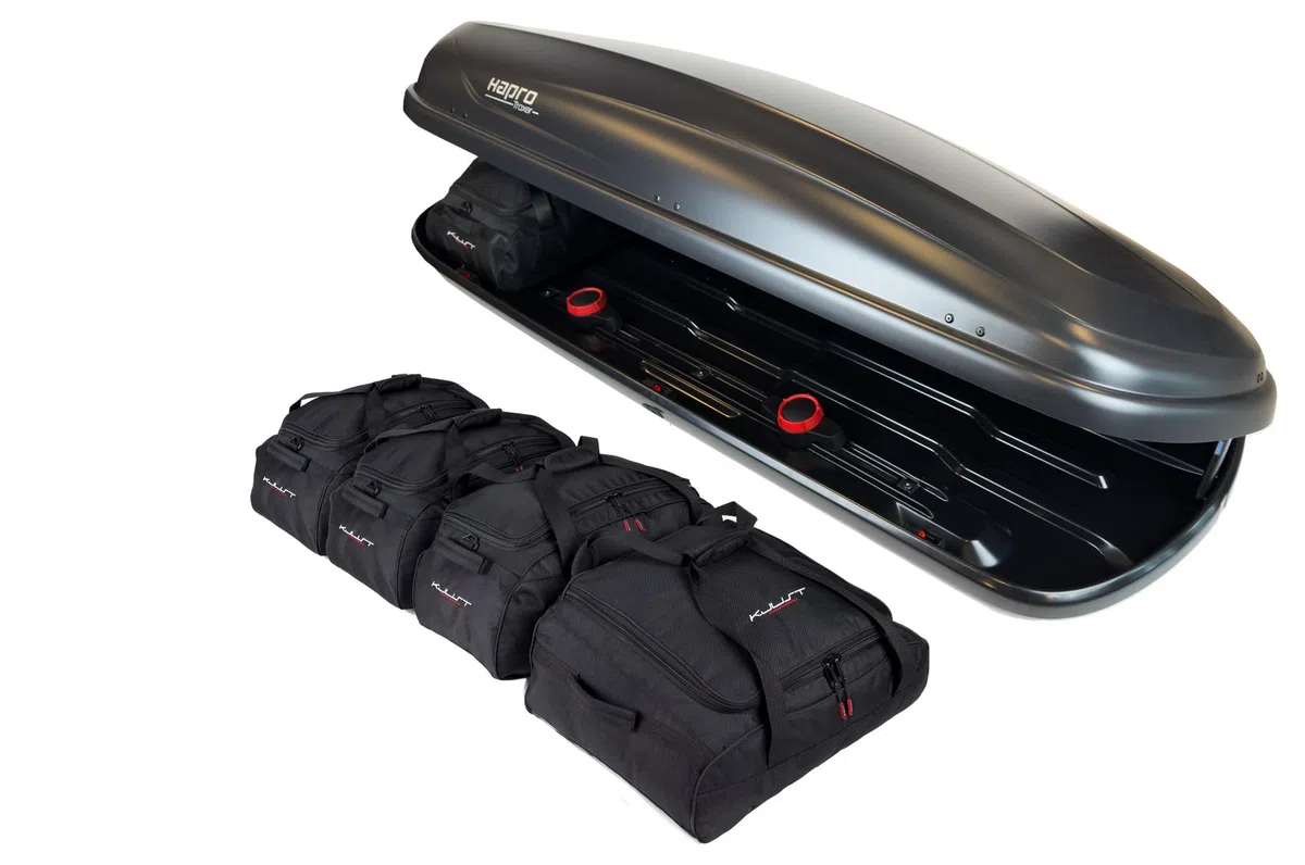 KJUST Taschen Set 5stk kompatibel mit Dachbox HAPRO TRAXER 8.6