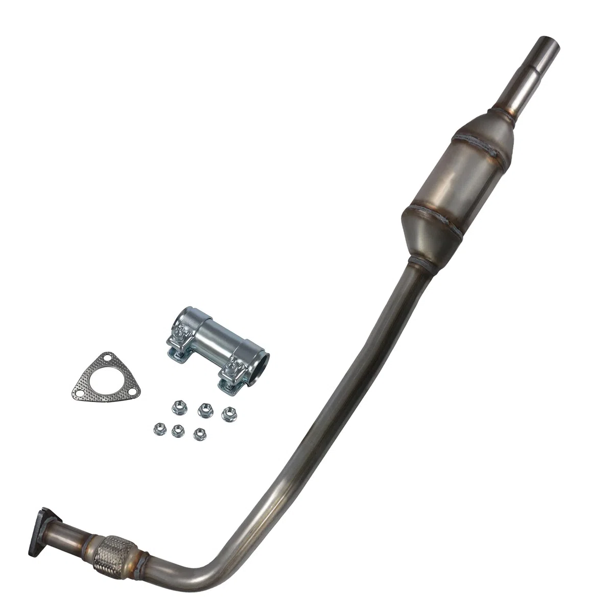 BESTPRICE Katalysator inkl. Anbaumaterial Kompatibel mit SEAT AROSA (6H1), VW LUPO 1 (6X1, 6E1), POLO 3 (6N1)