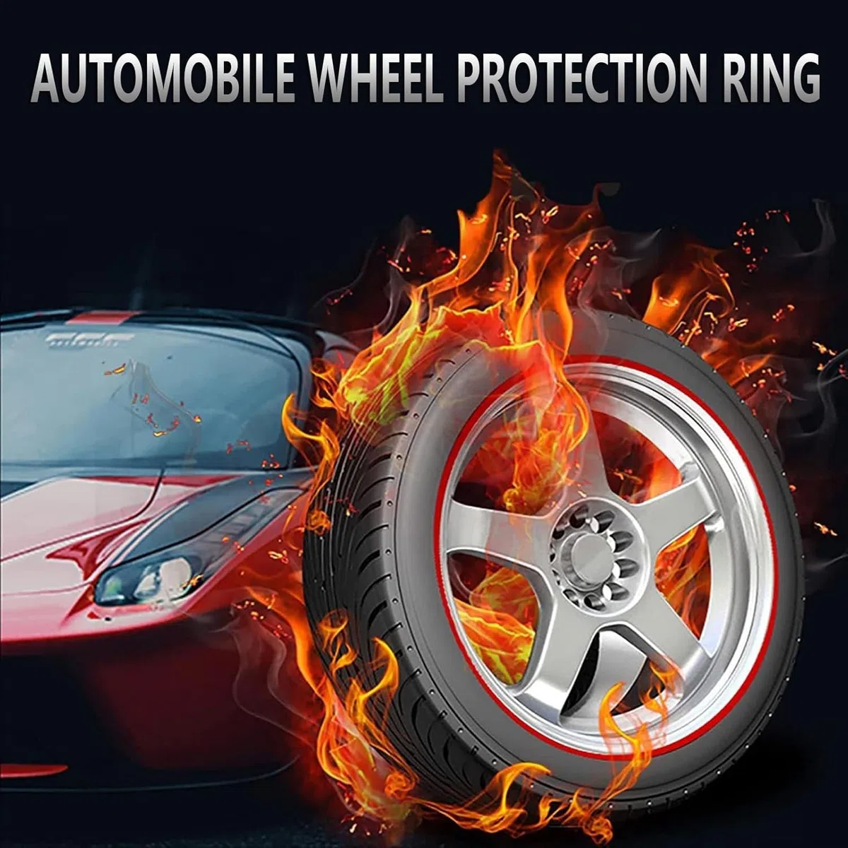 Felgenring FüR Autos, Felgenschutzstreifen FüR Autos, Dekorstreifen Aus Nylon, Reifenschutz, Felgenschutz FüR Alle Autos, 16-21 Zoll, VerschleißFest, Langlebig